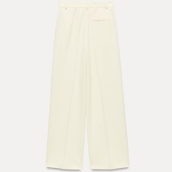 ZARA WIDE LEG PANTS WITH DARTS - Picture 4 of 7